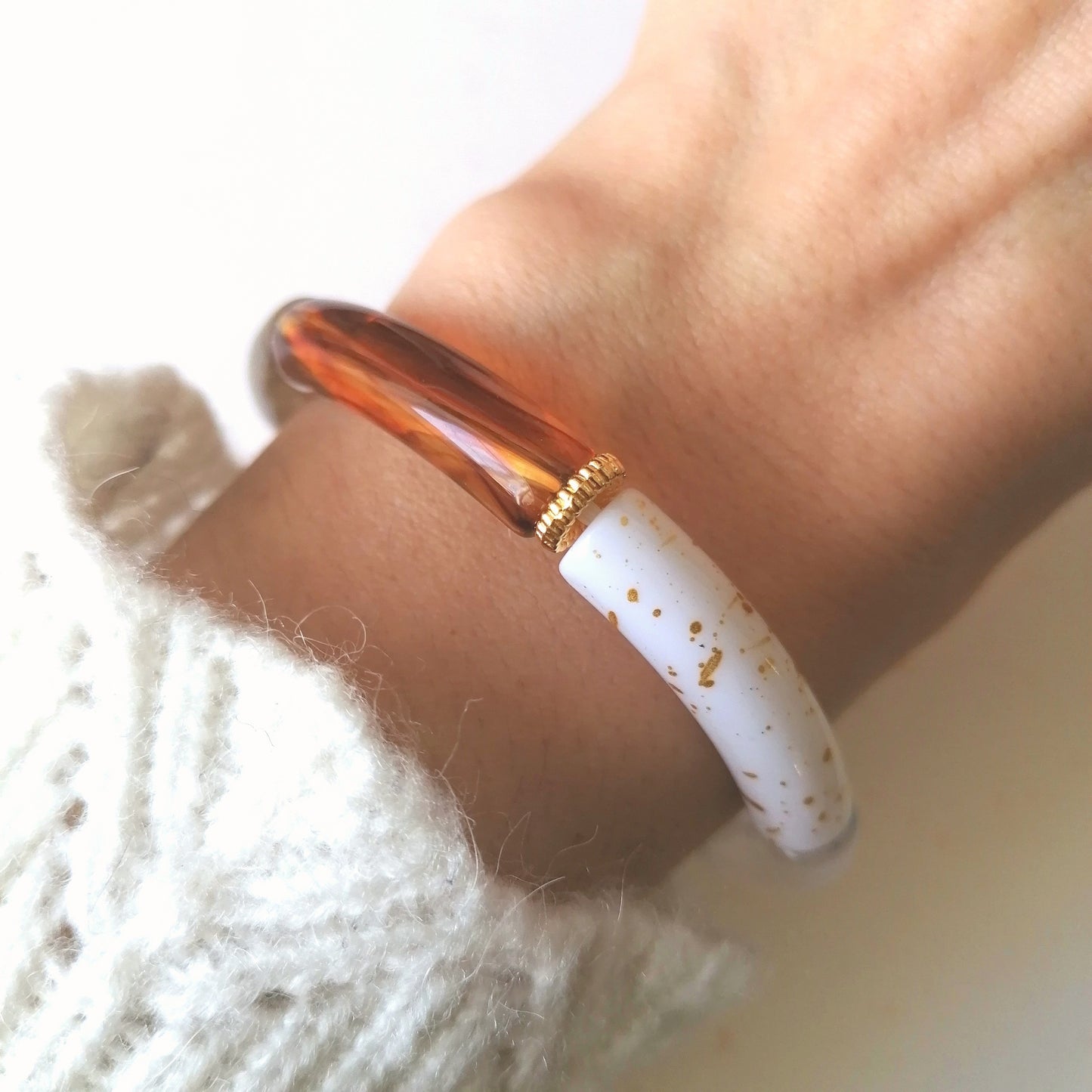 Bracelet tons neutres