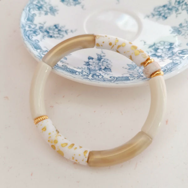 Bracelet multicolore plastique