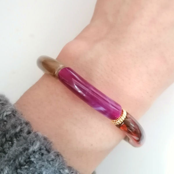Bracelet élastique plastique