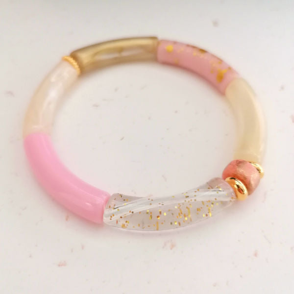 bracelet fille rose