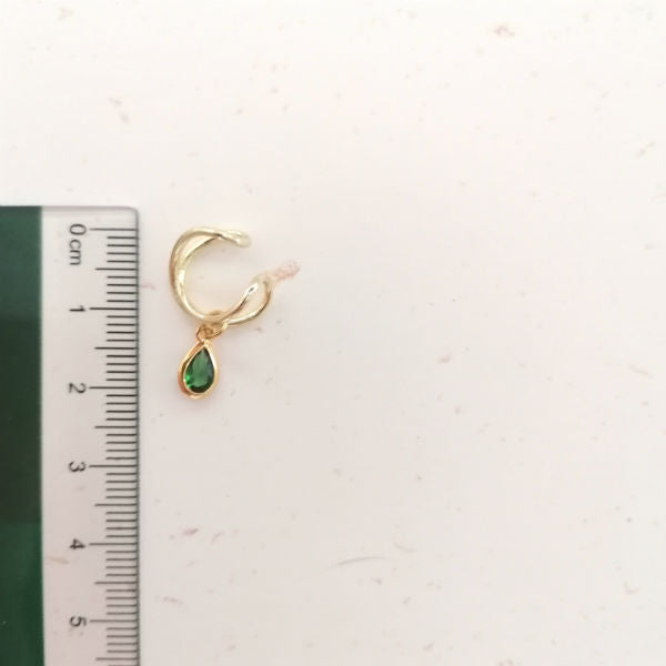 bague d'oreille vert sapin