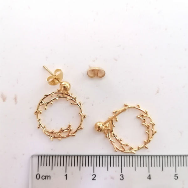 boucles d'oreilles branches
