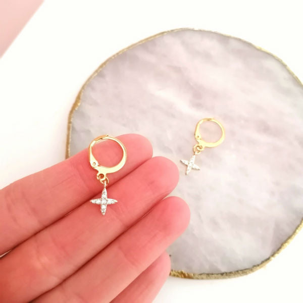 boucles d'oreilles étoiles polaires