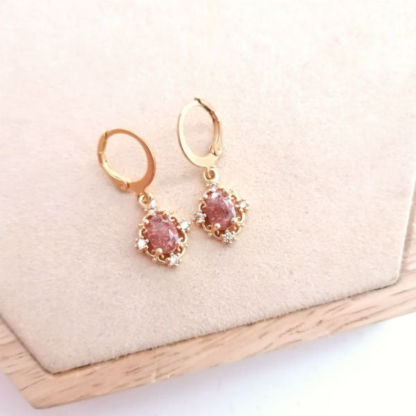 boucles d'oreilles baroques